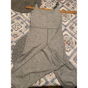 Aerie OFFLINE The Hugger Real Good Flared Bodysuit Jumpsuit Heather Grey Medium